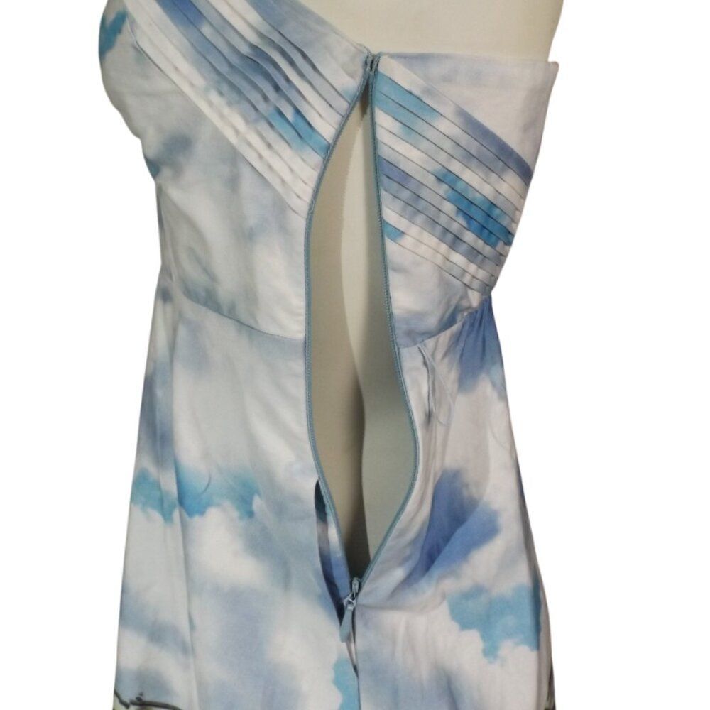 Moulinette Soeurs/Anthropologie Strapless Dress, 2, Skyward, Origami Bodice - Picture 12 of 15